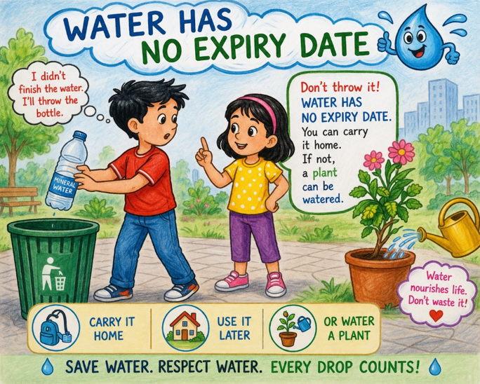 Does water have no expiry&nbsp;date?